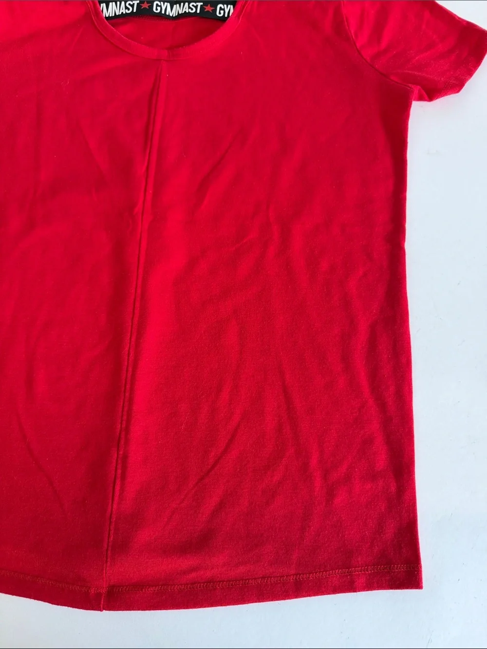 Girls' Justice Red Gymnast Silhouette Tee